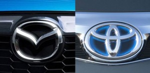 Toyota and Mazda